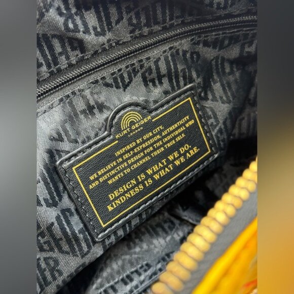 🆕 KURT GEIGER LONDON 🧿 NWOT Small Recycled Shopper Crossbody Bag, Rainbow - Picture 14 of 15